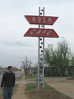USA - Stroud OK - Rock Cafe Sign (17 Apr 2009)